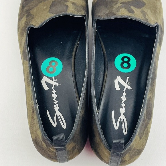 Womens 8 Seven7 Regent Flat Camouflage Camo Slip On Loafers‎ Casual Shoes - Picture 8 of 9